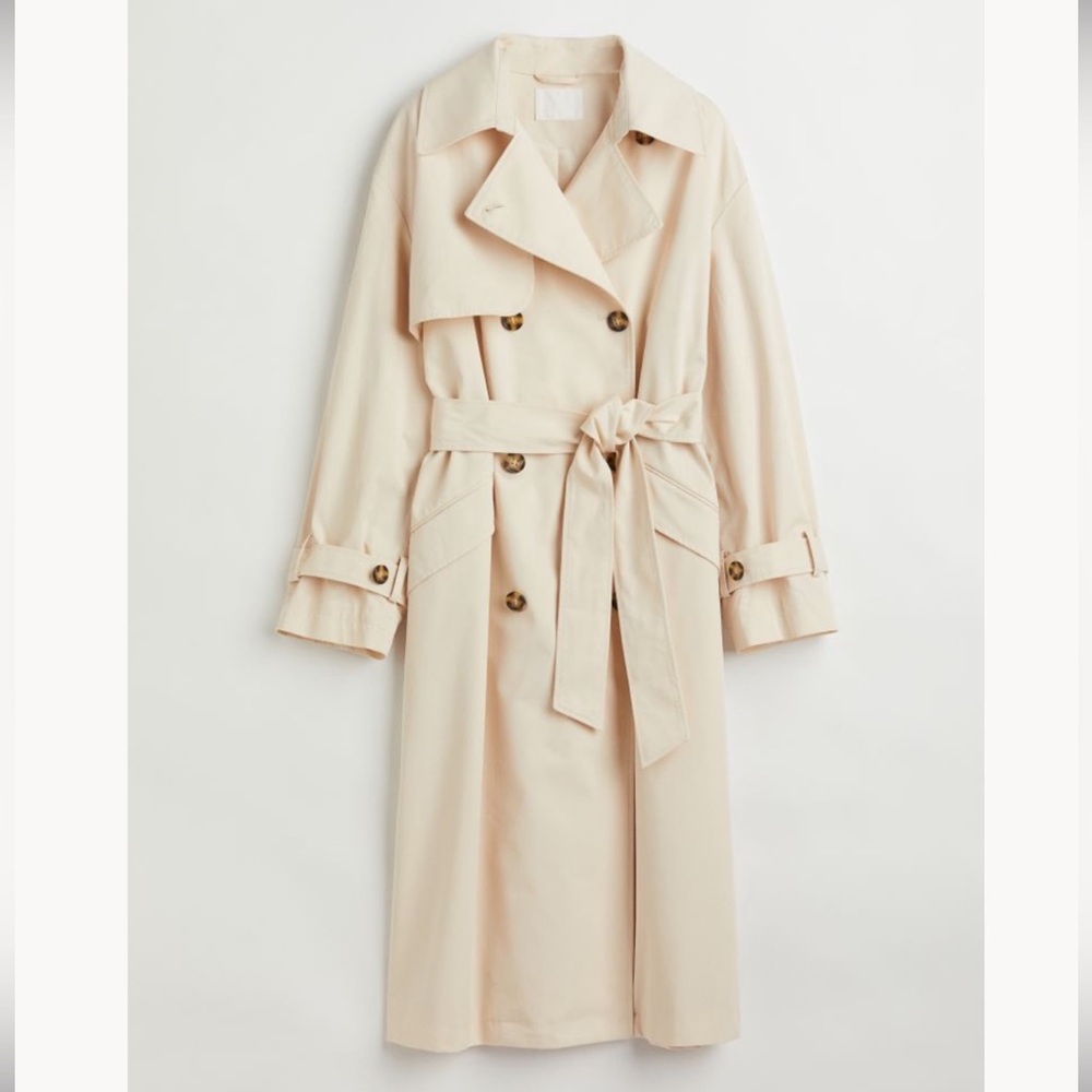 H&M Classic Beige Trench Coat